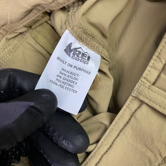 REI Co-op Sahara Roll Up Pants Cargo Relaxed Fit Men's 30 x 32 Khaki Belted - Picture 11 of 16